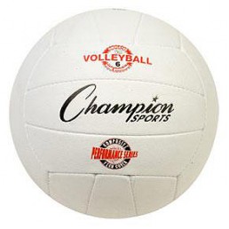 White Pro Rubber Volleyball